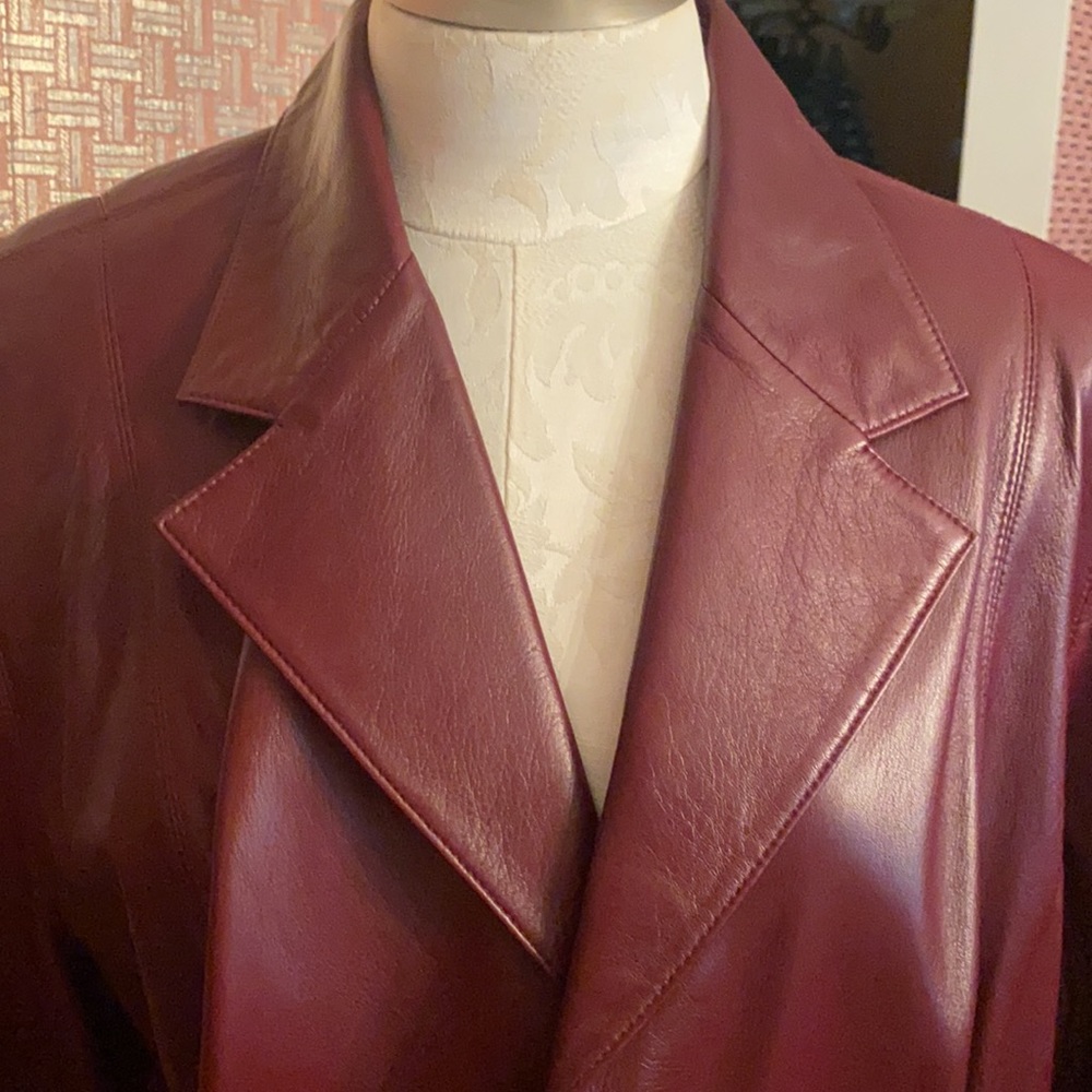 Lord and Taylor Women Leather Jacket - Picture 9 of 13